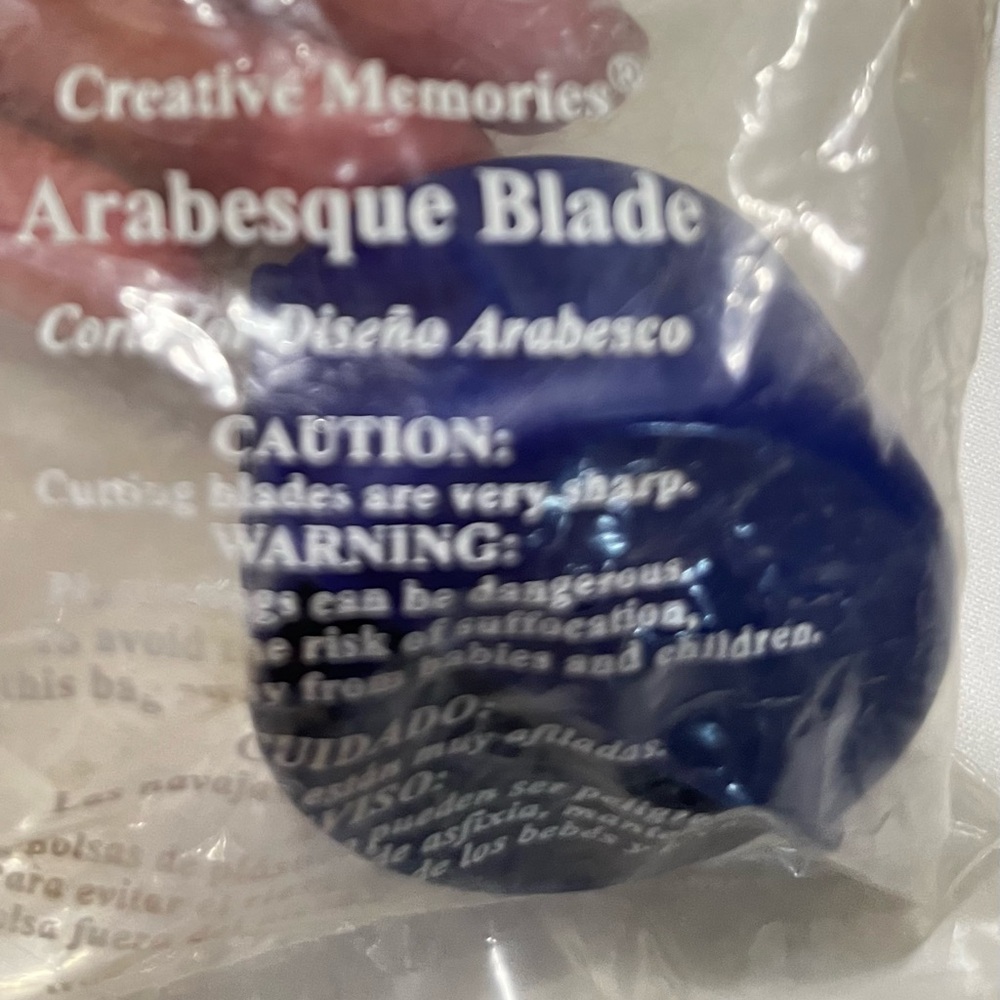 Creative Memories Arabesque Blade in Deep Blue